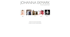 Desktop Screenshot of johannaekmark.com